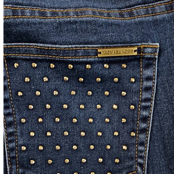 Michael Kors Dark Blue Straight Leg Jeans - Picture 5 of 5